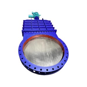 DN2000工業廢水處理電動刀閘閥排矸、排渣